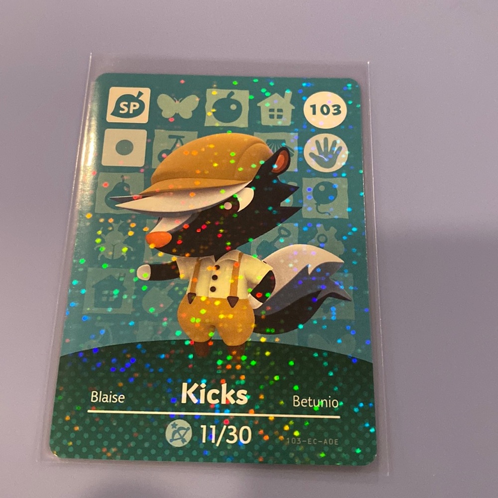 GENUINE ACNH amiibo for Kicks